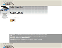 Tablet Screenshot of kaibacorp4.tripod.com