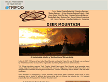 Tablet Screenshot of deer-mountain.tripod.com