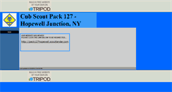 Desktop Screenshot of pack127.tripod.com