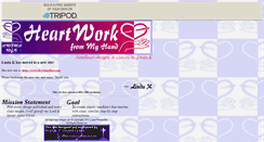 Desktop Screenshot of heartworkfrommyhand.tripod.com