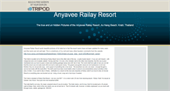 Desktop Screenshot of anyavee.tripod.com