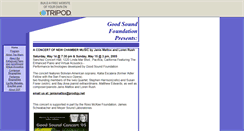 Desktop Screenshot of gsfpresents.tripod.com