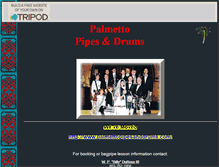 Tablet Screenshot of palmettopipers.tripod.com