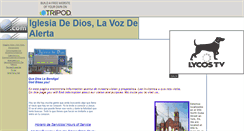 Desktop Screenshot of lavozdealerta.tripod.com