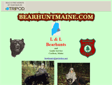 Tablet Screenshot of bearhuntmaine.tripod.com