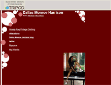 Tablet Screenshot of dallasharrison.tripod.com