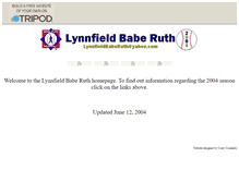 Tablet Screenshot of lynnfieldbaberuth.tripod.com