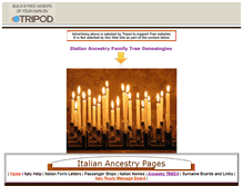 Tablet Screenshot of italiangenealogy.tripod.com