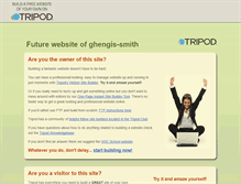 Tablet Screenshot of ghengis-smith.tripod.com