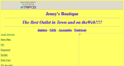 Desktop Screenshot of jennysboutique.tripod.com
