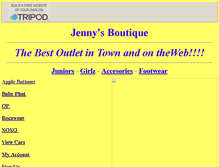 Tablet Screenshot of jennysboutique.tripod.com