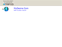 Tablet Screenshot of mydesire.com9000.tripod.com