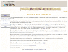 Tablet Screenshot of dunedincricket.tripod.com
