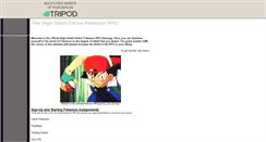 Desktop Screenshot of pkmnhdorpg.tripod.com