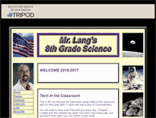 Tablet Screenshot of mrlangpjhs.tripod.com
