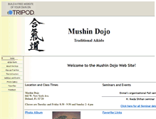 Tablet Screenshot of mushin-dojo.tripod.com