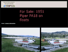 Tablet Screenshot of piper-pa18.tripod.com