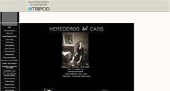 Desktop Screenshot of herederosdelcaos12.tripod.com
