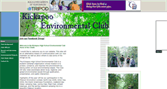 Desktop Screenshot of khsenvironmentalclub.tripod.com