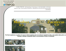 Tablet Screenshot of mexzac.tripod.com