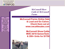 Tablet Screenshot of mcconnellshowcattle.tripod.com