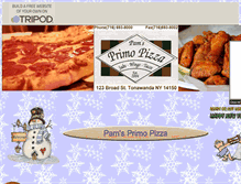 Tablet Screenshot of pamsprimopizza.tripod.com