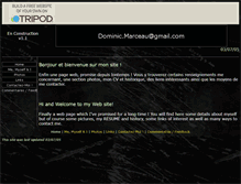 Tablet Screenshot of dominicmarceau.tripod.com