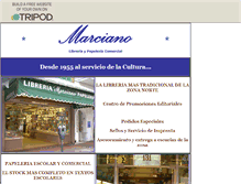 Tablet Screenshot of libreriamarciano.tripod.com