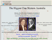 Tablet Screenshot of higgonclan.tripod.com