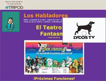 Tablet Screenshot of loshabladores.tripod.com