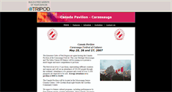 Desktop Screenshot of canada-pavilion-carassauga.tripod.com