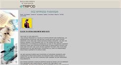 Desktop Screenshot of hypoidfashion.tripod.com
