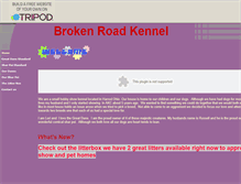 Tablet Screenshot of brokenrdkennels.tripod.com