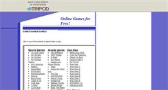 Desktop Screenshot of onlinegamesforfree.tripod.com