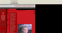 Desktop Screenshot of kyleblowder.tripod.com