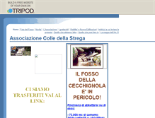 Tablet Screenshot of colledellastrega.tripod.com