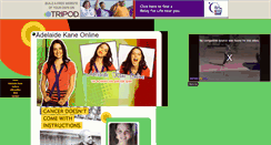 Desktop Screenshot of adelaide-kane.tripod.com