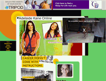 Tablet Screenshot of adelaide-kane.tripod.com