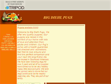 Tablet Screenshot of bigdiehlpugs.tripod.com