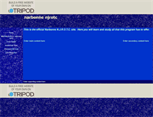 Tablet Screenshot of narbonnenjrotc.tripod.com