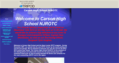 Desktop Screenshot of carson-njrotc.tripod.com
