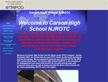 Tablet Screenshot of carson-njrotc.tripod.com