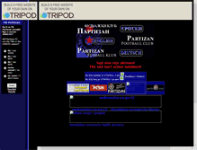 Tablet Screenshot of partizanfc.tripod.com