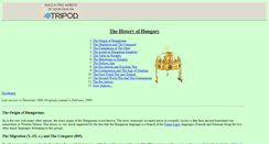 Desktop Screenshot of hungarianhistory.tripod.com