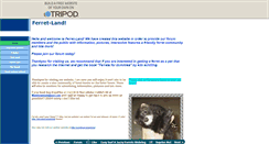 Desktop Screenshot of ferret-land.tripod.com