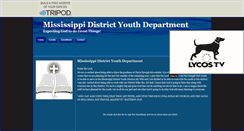 Desktop Screenshot of msyouthdept.tripod.com