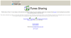 Desktop Screenshot of itunes.tripod.com