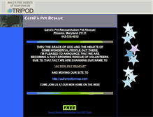 Tablet Screenshot of carolspetrescue.tripod.com