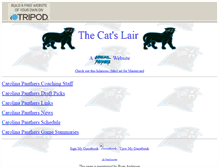 Tablet Screenshot of cpanthers.tripod.com