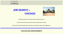 Desktop Screenshot of jobsearchchicago.tripod.com